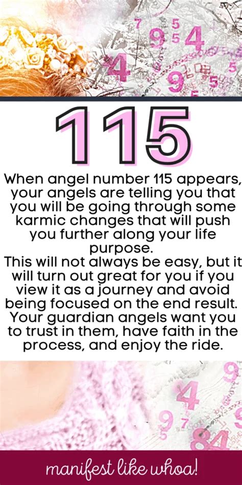 115 Angel Number Meaning: Manifestation,。